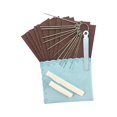 thumbnail image 4 of de herramientas de reparación Guitar Bridge Saddle Nut archivos Set Guitar Fingerboard Luthier Tool Set Reparación de guitarra Herramientas de Estilo B Baoblaze limas para pulir trastes, 4 of 8