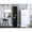Black, variant on 78" Inch High White Pantry Cabinet, Four Legs, Three Interior Shelves, Two Open Compartments For Exquisite Kitchen Pantry, Tall Cabinet With Cabinets Functionality