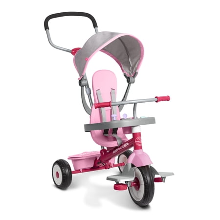 Radio Flyer 4-in-1 Activity Stroll 'N Trike with Interactive Tray, Kids 1 to 5 Years