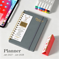 thumbnail image 3 of DoDoMagxanadu 2027-20287 Planner - Jan. 2027 - Jun. 2028 , 5.6" x 8.2" Monthly Planners & Appointment Book with Elastic Book Band, Monthly Tabs, 3 of 8