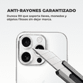 thumbnail image 3 of Mica de Cámara Cristal Deluxe 2mm para iPhone 16 Pro / 16 Pro Max – Protección Vidrio Templado Plateado, Alta Claridad y Ajuste Perfecto, 3 of 6