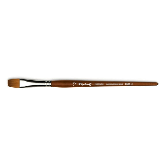 Raphael Precision Imitation Sable Brush, Flat, Size 12