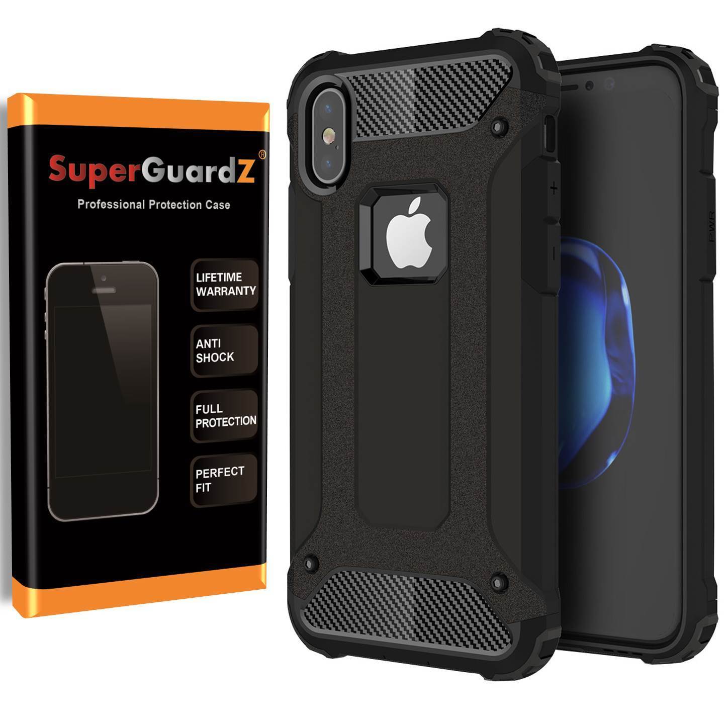 Case For For iPhone XS / iPhone X SuperGuardZ HeavyDuty Shockproof Protective Guard Shield