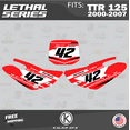 thumbnail image 3 of Kalair GFX Graphics Kit for Yamaha TTR125 (2000-2007) Lethal Series, 3 of 5