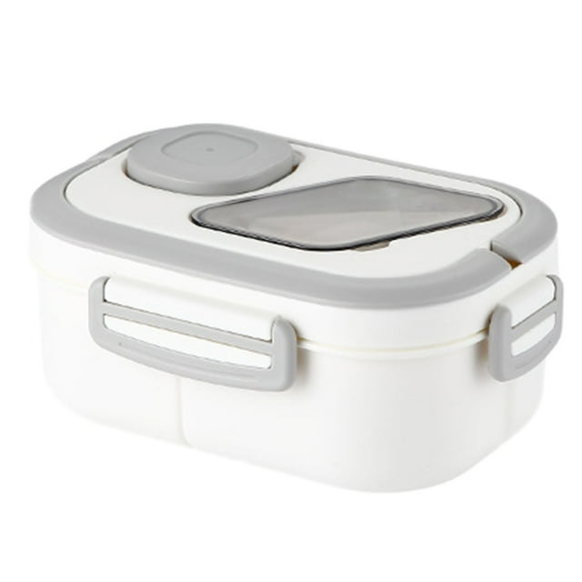 CJiaWei 40oz Bento Adulte avec Multiples Compartiments PP de Qualité Alimentaire Poignée Intégrée Étanche Micro-Ondes & Réfrigérateur Sa Fe