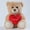 Brown, variant on 1pcs Little Bear Plush Toy Shaped Funny Plush Stuffed Toy 11.8",Room Decor, Gifts, and Birthday & Christmas，White