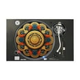 thumbnail image 2 of Sentmoon Savings Vintage Floor Mat Record Player Radio Theme Rug Non-Slip Dirt-Resistant Carpet for Home Living Room or Entryway with Creative Retro Design Limited-Time Clea-rance Savings, 2 of 6