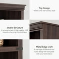 thumbnail image 6 of Maritcute 67.4 Inch Tall 5 Tier Bookcase - Farmhouse Style Cherry Wood Bookshelf for Living Room and Bedroom Storage, 6 of 9