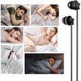 thumbnail image 5 of Wired Sleep Earphones with Microphone and Volume Control,Soft Silicone Sleeping Earbuds for Side Sleepers, Noise Isolating 3.5mm In-Black, 2 Pack, 5 of 6