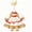 Gold White, variant on RUINIXCW Winter Christmas Porch Goose Outfit for 23 inch Cement Plastic Goose Statue Accessories Garden Porch Goose Clothes Plush Trim Xmas Dress and Hat Set Yard Patio Lawn Decor (No Goose)