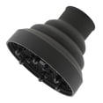thumbnail image 1 of 1 difusor de secador de pelo plegable, boquilla de soplador de pelo para rizos de estilo de peluquería Negro Yuyangstore Difusor de secador de pelo, 1 of 8