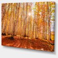 thumbnail image 2 of Forêt Rouge Colorée au Coucher du Soleil - Art Moderne sur Toile, 2 of 4