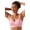 Rose Quartz, variant on Women's Plus Size  Lace Back-Smoothing Bra