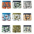 thumbnail image 6 of WOLLED 5-Pack Toddler Kids Boys Cotton Underwear Boxer 2-12Y Teenagers Baby Soft Briefs Kids Dinosaurs Four Corners Shorts, 6 of 10