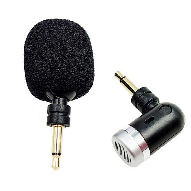 Foldable Mini Microphone 3.5mm 2/3/4Pole Mic Connector For Microphone Soundcard 2 pole