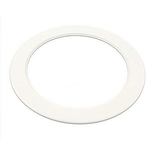 Plastic White Light Trim Ring Recessed Can 6 Inch Over Size Oversized Lighting Fixture Com Plastic White Light Trim Ring Recessed, 6 Inch Can Light Trim Rings