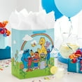 thumbnail image 2 of Hallmark Sesame Street 13" DEF29 Large Gift Bag with Tissue Paper (Big Bird, Elmo, Grover, Cookie Monster) for Birthdays, Christmas, Back to School, 2 of 3