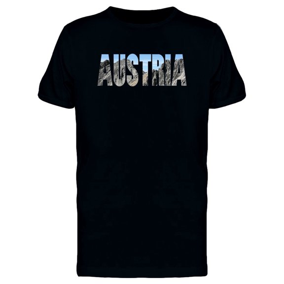 Austria Cool Travel Lovers Quote T-Shirt Men -Image by Shutterstock, Male Small
