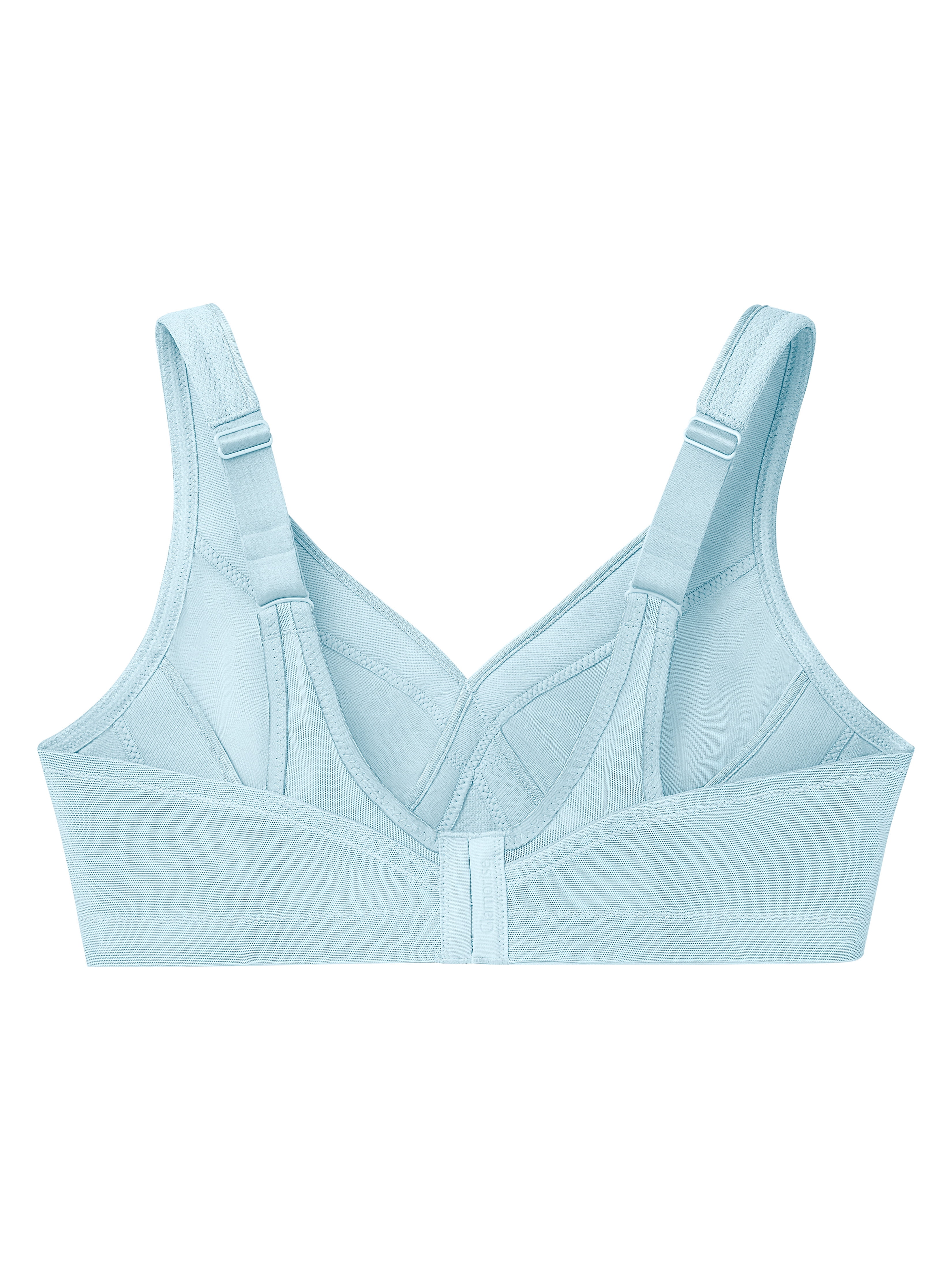 Glamorise Womens Magiclift Seamless Sports Wirefree Bra 1006 Frosted Aqua  38d : Target
