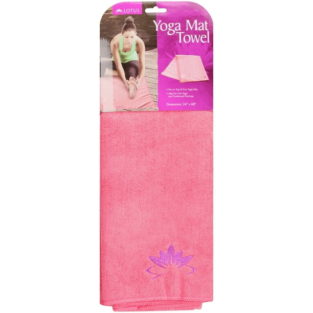 Lotus 24" x 68" Yoga Mat Towel