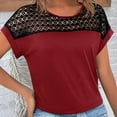 thumbnail image 3 of Cilsoka My Orders Placed T Shirts for Women Oversized Short Sleeve Tops for Women Casual Womens Crop Tops Short Sleeve Womens Blouses Plus Size V Neck, 3 of 5