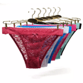 thumbnail image 4 of 6 Pack Lingerie pour Femmes String en Dentelle sous-Vêtements Aguichant T-back String Transparent, 4 of 4