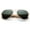 Gold / Green, variant on High Qaulity Real Bamboo Arm Aviator Sunglasses Bamboo Sunglasses for Men & Women