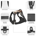 thumbnail image 6 of Lsque Cow With Butterflies Dog Harness, No-Pull Pet Harness with 2 Leash Clips, Adjustable Soft Padded Dog Vest with Easy Control Handle for Large Dogs-Large, 6 of 9
