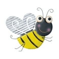 thumbnail image 4 of Bee Wall Decor under $5! kkbbma Metal Bee Wall Art, Outdoor Garden Decor, Hanging Bee Sculpture, Living Room Wall Decor, Fence Art Installation, Powder Coated Iron Craft, Bee Gift, 4 of 9