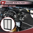 thumbnail image 2 of Filtro de aire del motor Unique Bargains Elemento de limpiador de aire No.S801133A0 para MAZDA3 CX30 1 Pc Larga vida para automóvil, 2 of 7