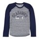 thumbnail image 1 of Touch Womens Seattle Seahawks Embellecido playera, azul, mediano, 1 of 2