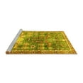 thumbnail image 2 of Ahgly Company Machine Washable Indoor Rectangle Persian Yellow Traditional Area Rugs, 4' x 6', 2 of 4
