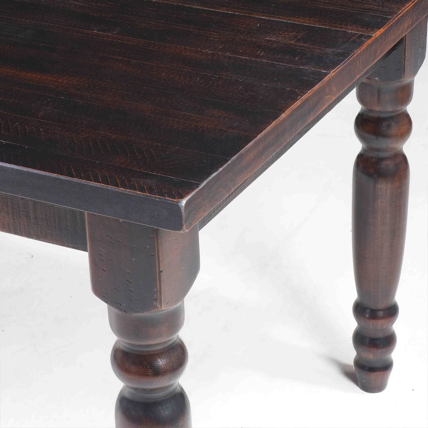 Grain Wood Furniture Valerie Original Solid Wood 63" Dining Table, Barnwood