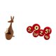 thumbnail image 5 of Escultura De Madera Para Recuerdo De Fiesta Y Adorno De Bendición De Abanico De Papel De Año Nuevo Chino Para Decoración Festiva De Estantería De Dormitorio Y Pared., 5 of 8