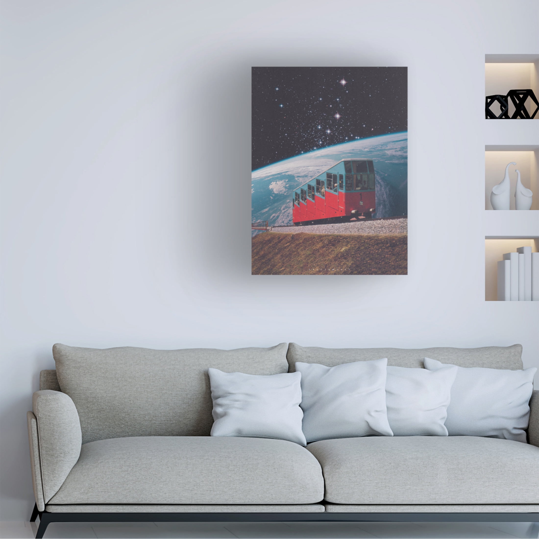 Trademark Fine Art spacerocket art 601 Canvas Wall Art