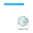 thumbnail image 2 of Uxcell 10mm Acrylic Beads for Jewelry Making, 100 Pack Faceted Acrylic Round Beads for Bracelets Style 2, Blue, 2 of 5