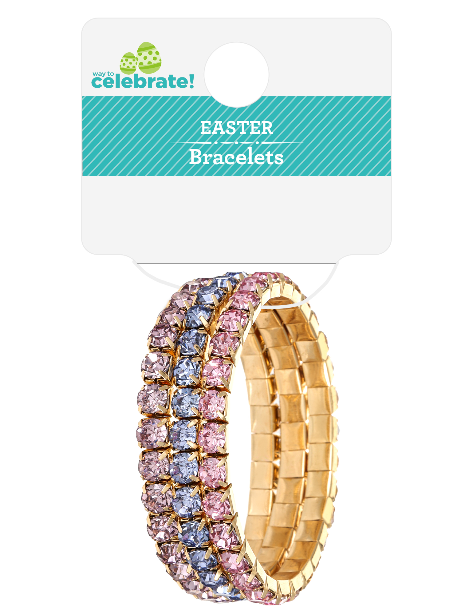 Way to Celebrate Easter Strech Bracelets, 3 piece
