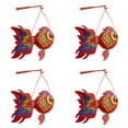 thumbnail image 5 of Dserhfy 4 Pcs Handheld Goldfish Lantern Chinese Traditional Lighted Goldfish Lantern DIY Kit Bright Colored Easy DIY Assembly Lantern for Mid-Autumn Spring Festival, 5 of 8