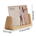 thumbnail image 3 of Wooden Photo Frame Photo Frame Made Of Solid Wood Base And High Definition Acrylic Clear A Photo Frame, 3 of 4