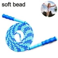thumbnail image 2 of Jump Rope Beaded Jump Rope, Skipping Rope Adjustable For Adult Kids, Tangle-Free Speed Rope-Blue, 2 of 5