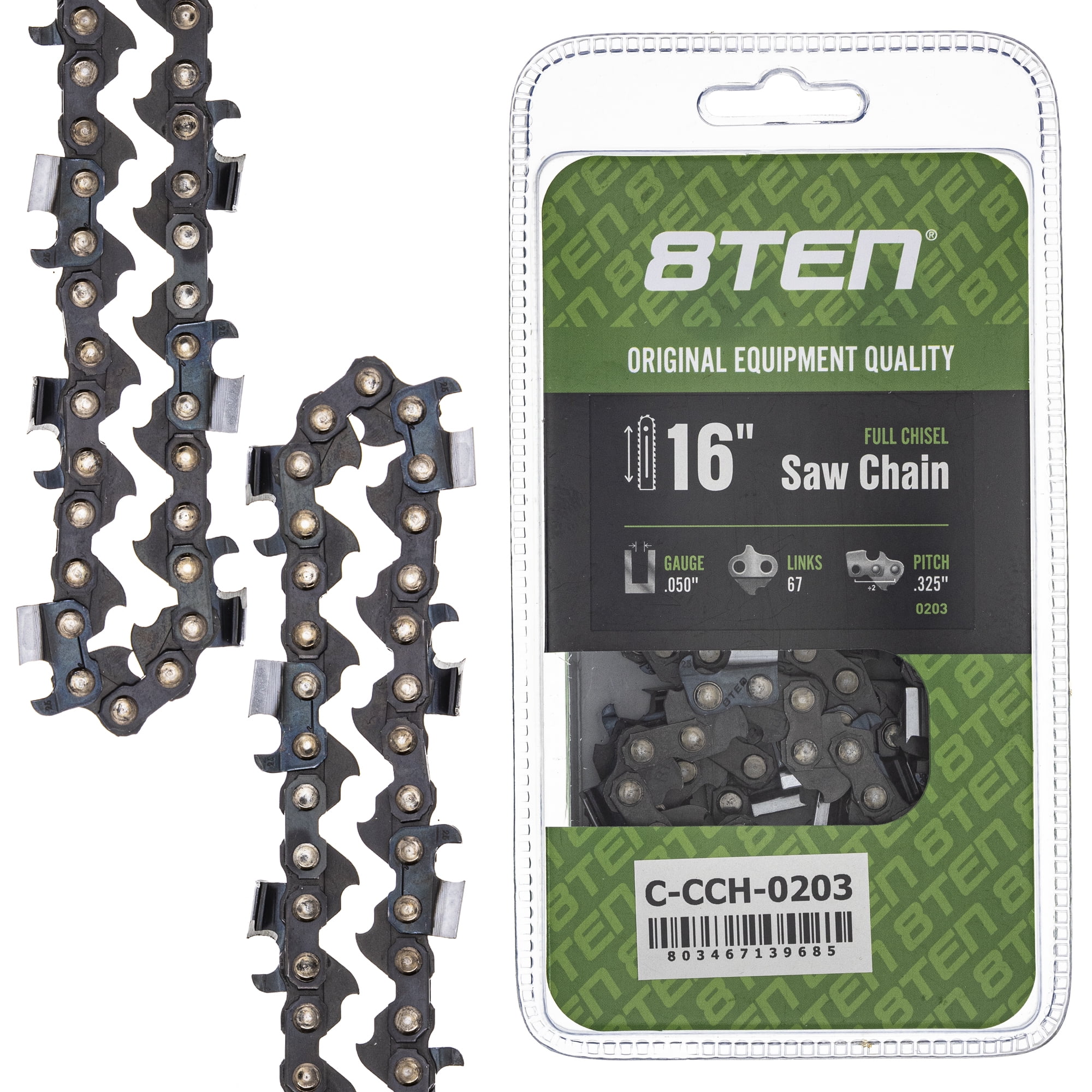 026-3/8" .050" 72 DL 4-Pack 20" Full Chisel Chainsaw Chain for Stihl MS290