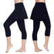 thumbnail image 1 of MKLEKYY Ropa deportiva para mujer, leggings cortos, pantalones deportivos de tenis para mujer, falda, pantalones culotte casuales de fitness, 1 of 4