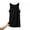 Black, variant on Asxite Plus Size Womens Pajamas Loose Breathable Sleeveless Crew Neck Soft Knit Bow Print Sleep Shirt