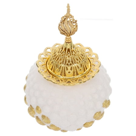 FRCOLOR  Incense Coil Burner Desktop Adornment Censer Old Baby White