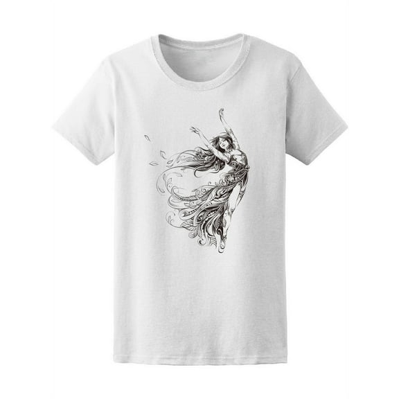 Beautiful Girl Dancing Tee Women's -Image by Shutterstock