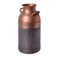 thumbnail image 3 of Creative Design 16.25" Bronze Antique Galvanized Decorative Canister Vase, 3 of 4