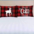 thumbnail image 2 of Christmas Pillow Case Set - Set of 2 Pillow Cases (Baby Its Cold Outside Red), 2 of 3