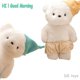 thumbnail image 2 of Teddy Bear Cute Plush Stuffed Scarf Snow White Cat Rabbit Super Soft Baby Birthday Gift, 2 of 3
