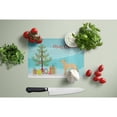 thumbnail image 3 of Caroline's Treasures CK3834LCB German Sheprador #1 Christmas Tree Glass Cutting Board Large, 12H x 16W, multicolor, 3 of 4