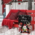 thumbnail image 6 of VOCHIC Merry Christmas Garden Flags 12x18 Double Sided, Elk Snowman Santa Claus Garden Flag Xmas Farmhouse Yard Outdoor Decoration, 6 of 7